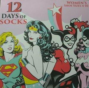 New Dc Comics 12 DAYS of socks