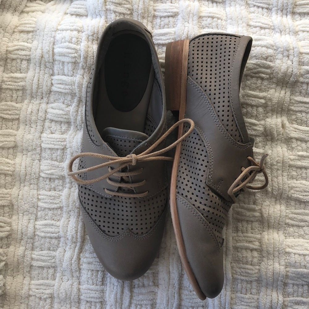 Light grey leggett Oxford shoe🔥