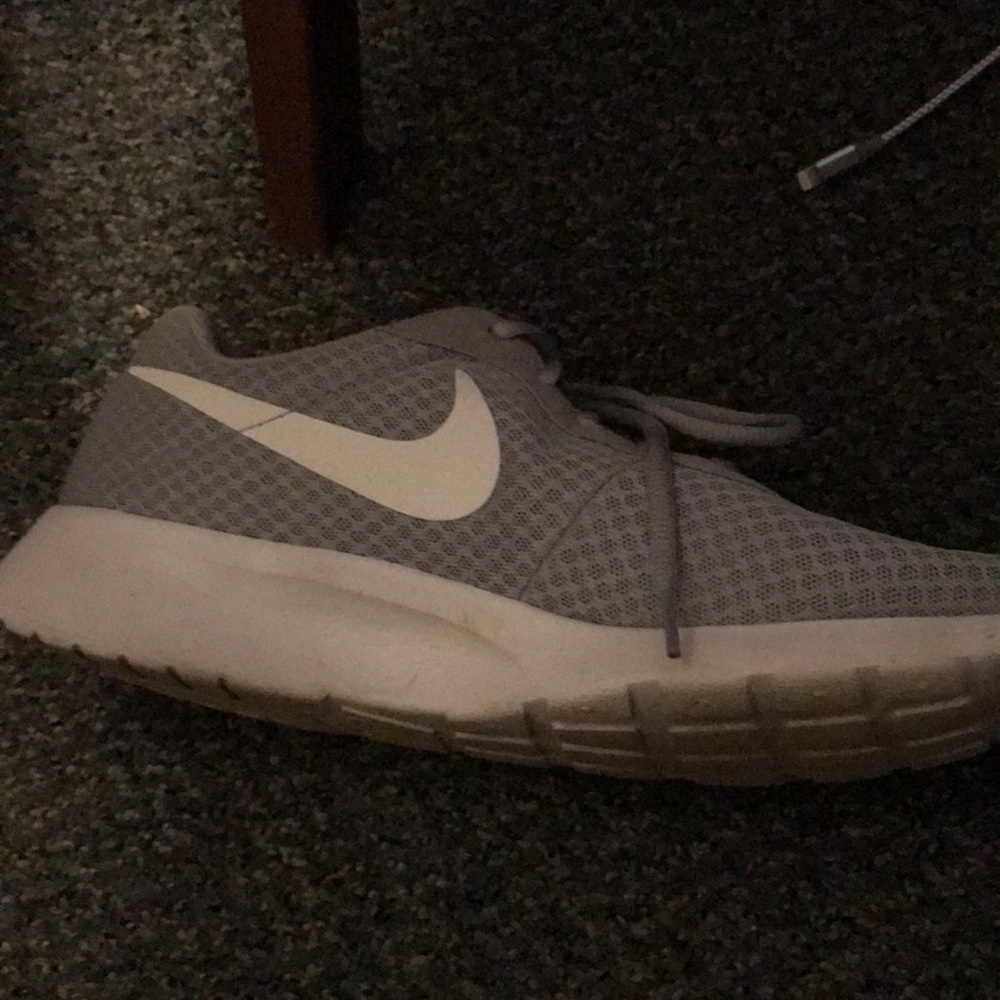 Nike sneakers. Blue, gray and black.