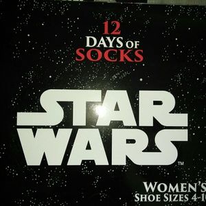 New women's 12 days of socks Star Wars