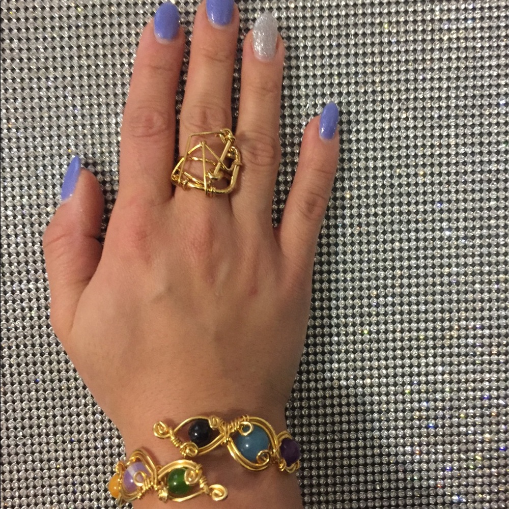 Handmade gold ring - Picture 2 of 3