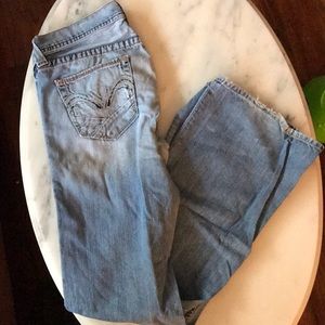 Lucky Brand Light wash boot leg