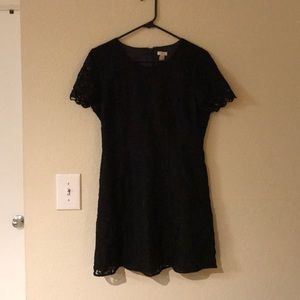 J Crew Little Black Lace Dress