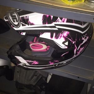 Quad or dirt bike helmet brand new used once !