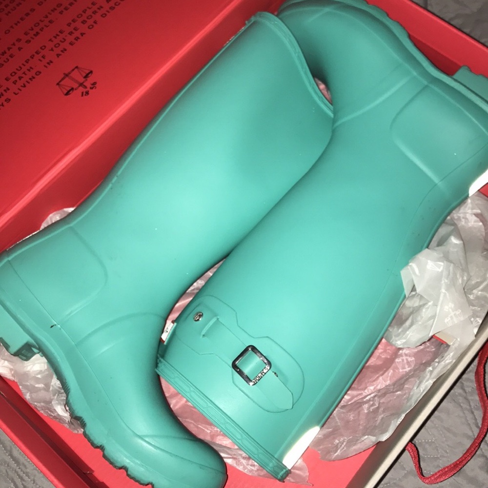 Tiffany Blue Hunter Boots