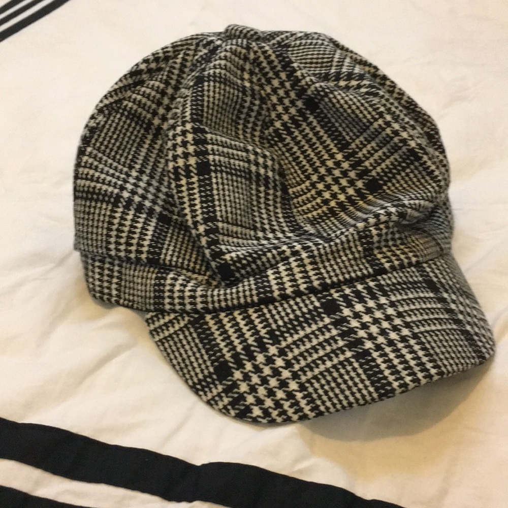 Houndstooth Bakerboy Hat