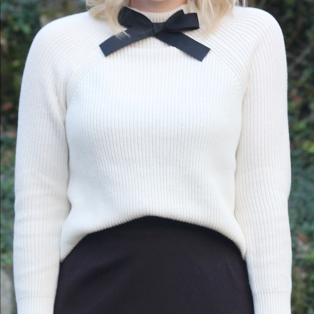 I Crew Bow Sweater