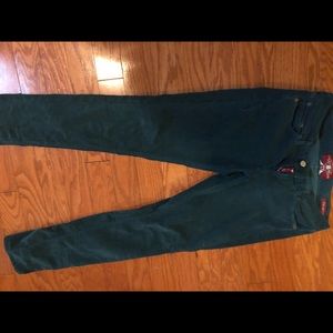 Green Lucky Brand corduroy pants