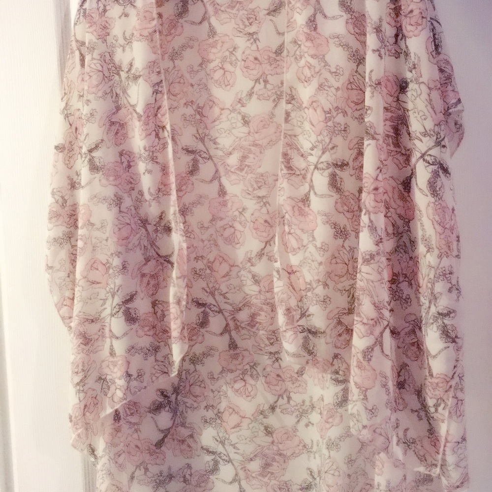 Rose cardigan new without tags