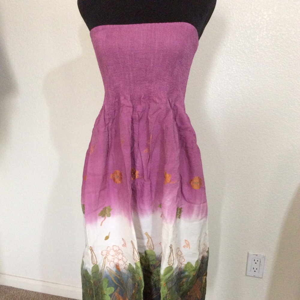 Spring or Summer tube dress