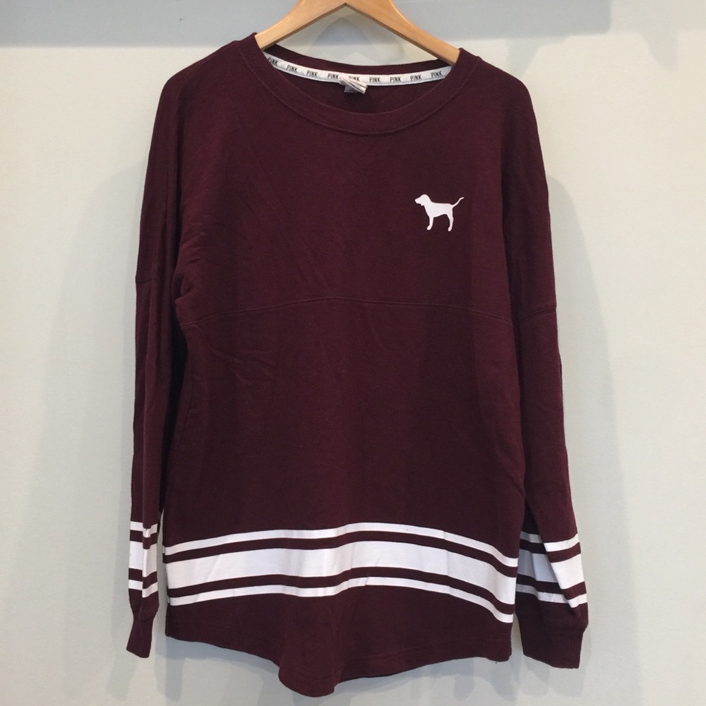 PINK Burgundy Sweatshirt