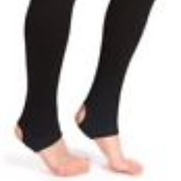 plush fleece stirrups-black - Picture 2 of 5