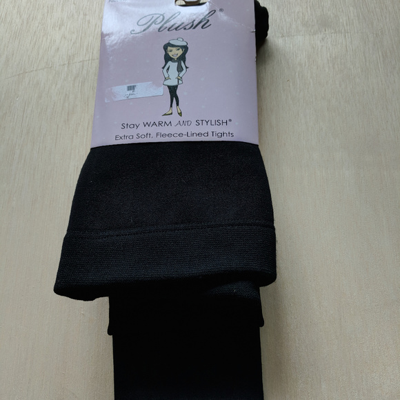 plush fleece stirrups-black - Picture 5 of 5