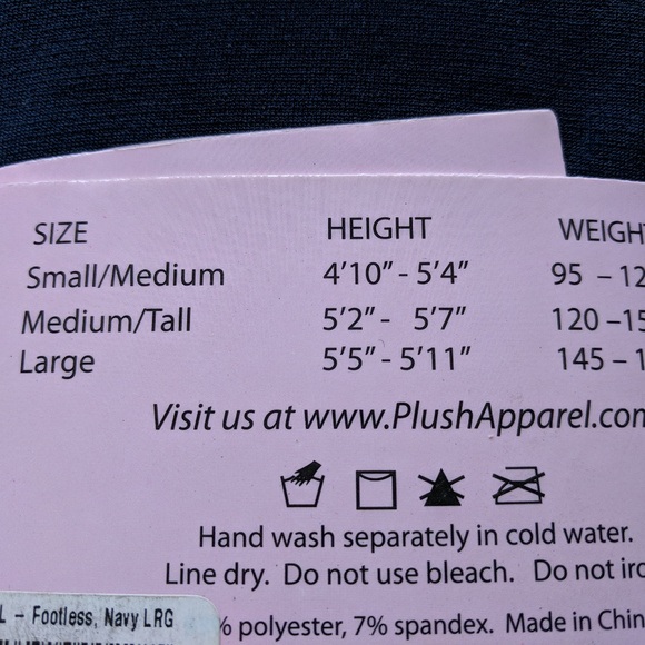 plush fleece stirrups-black - Picture 4 of 5