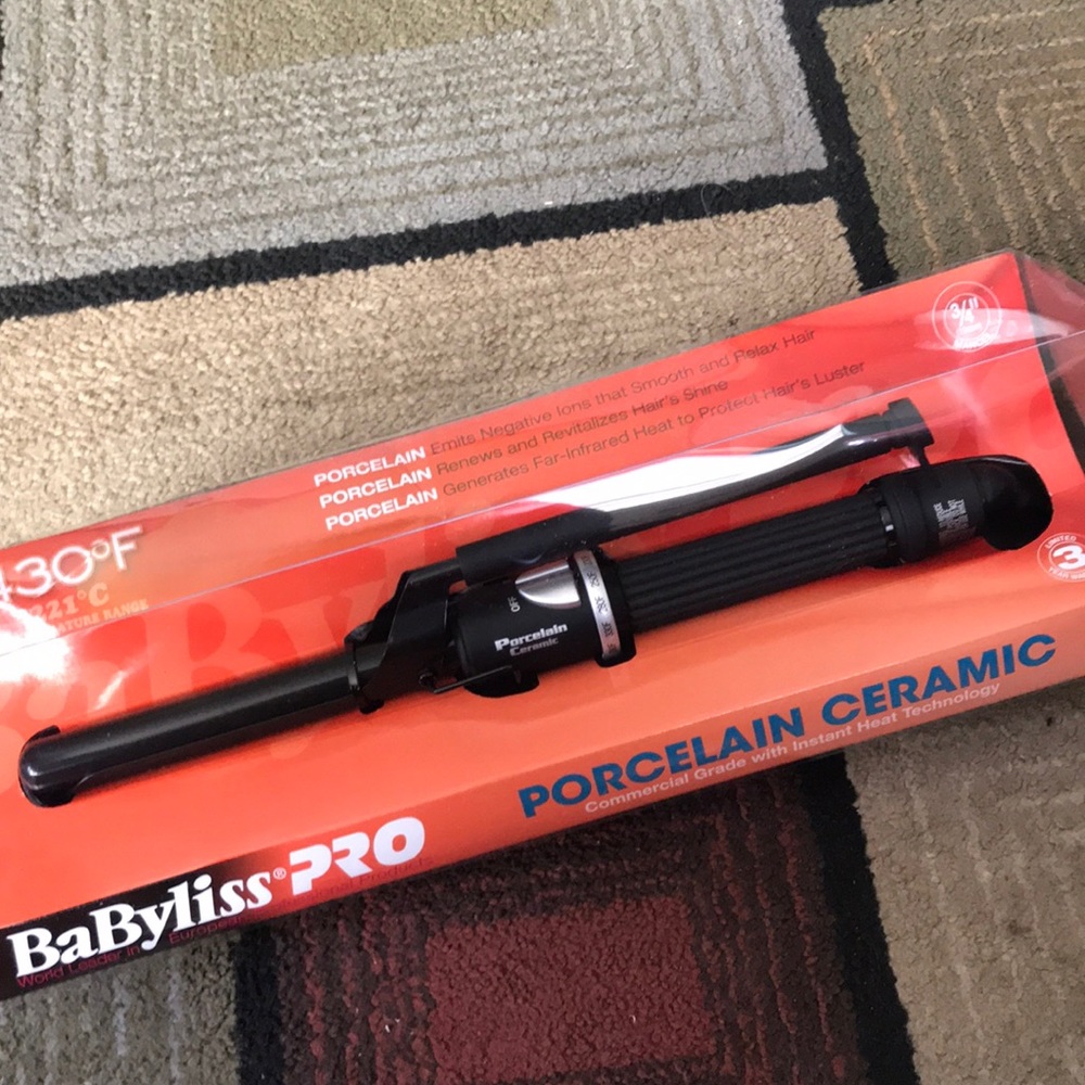 Babyliss Pro Curling Iron Porcelain Ceramic