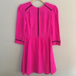 Dolce Vita hot pink silk dress