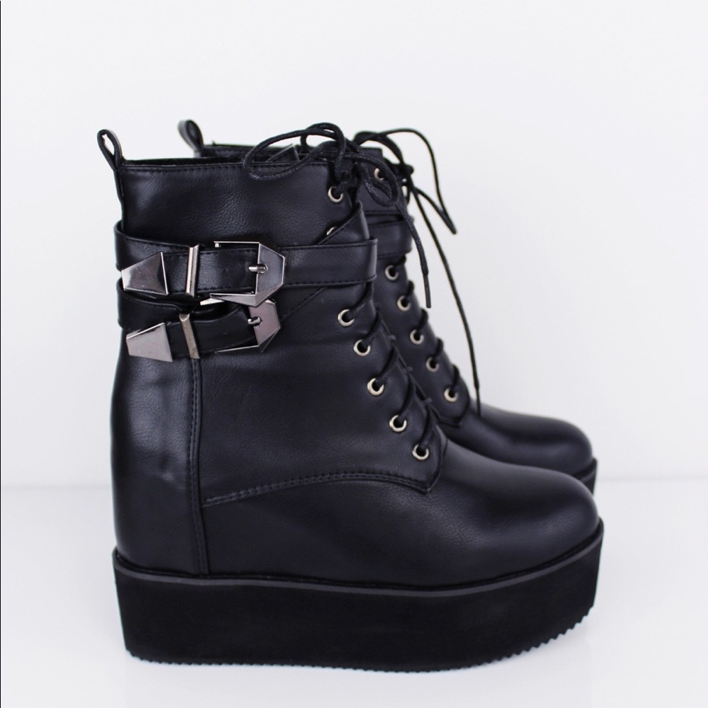 Platform Laces Shoes