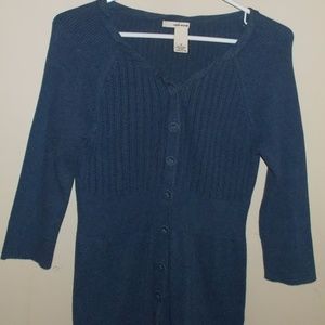 VINTAGE DKNY PEPLUM  SWEATER SZ. MED