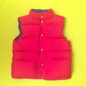 Kids Reversible Polo Puffer Vest