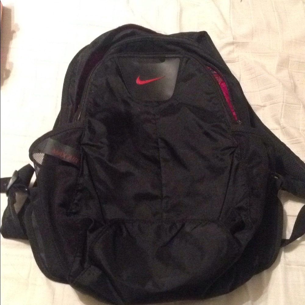 Nike Max Air black and red backpack