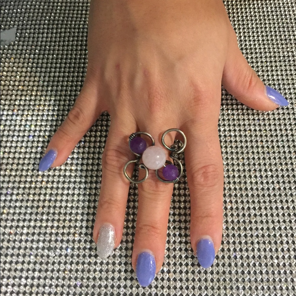 Handmade silver ring