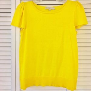 Ann Taylor LOFT short sleeved sweater top