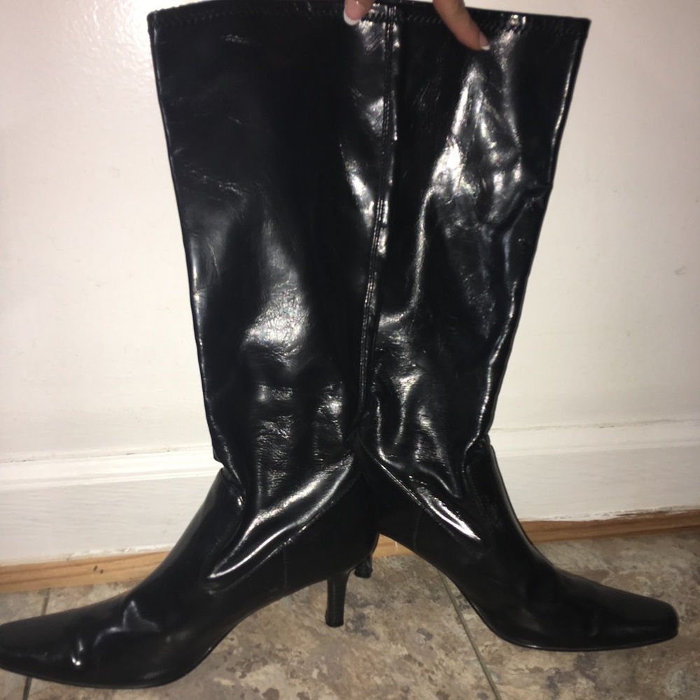 🖤 Rampage size 7 1/2 tall leather black boot 🖤