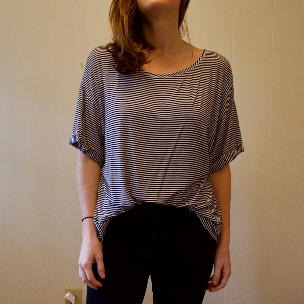 Drop Shoulder Bamboo Top || NWOT