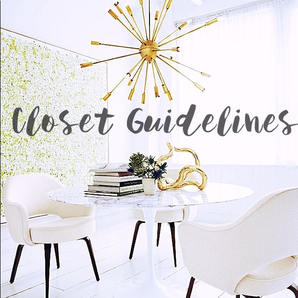 CLOSET GUIDELINES & FAQ - Picture 2 of 2
