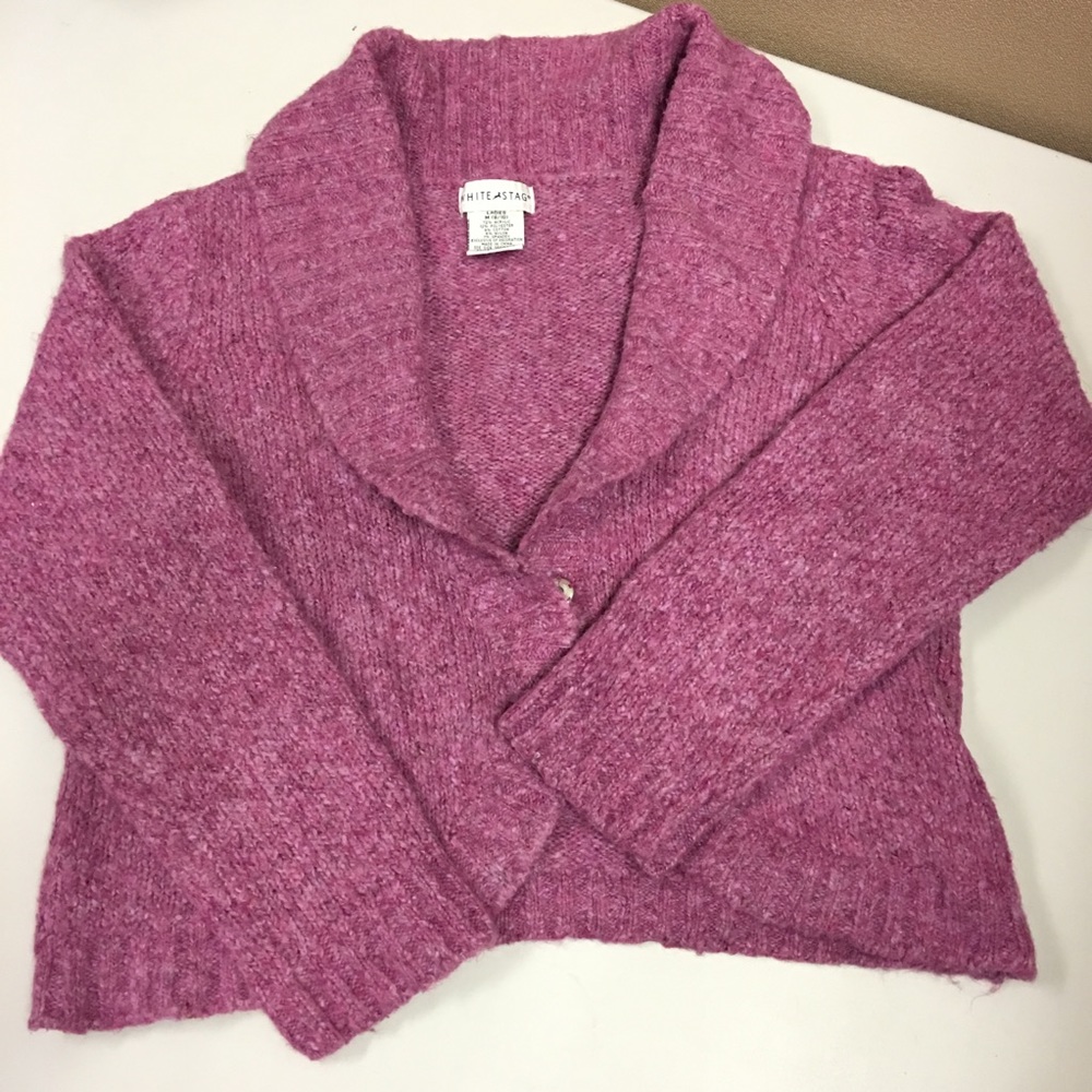 Pink Knit Cardigan