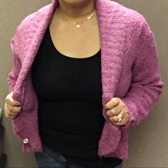 Pink Knit Cardigan - Picture 4 of 8