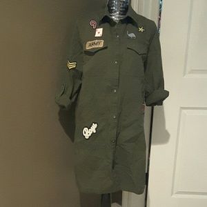 Army Green Dress