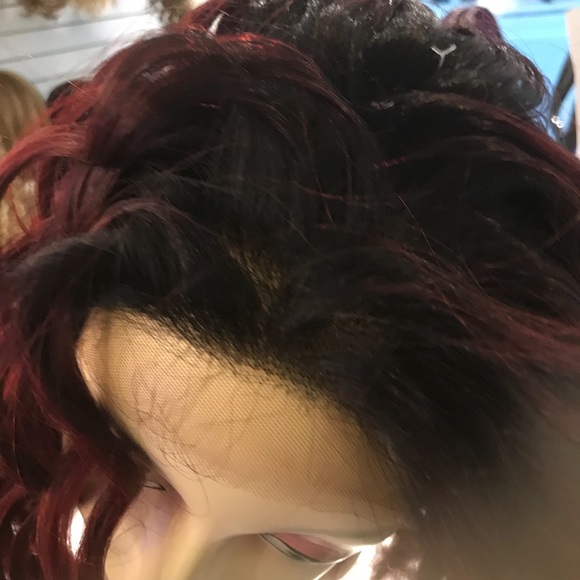 Wig loose curly Human Blend babyhair Swisslace Wig main image 6
