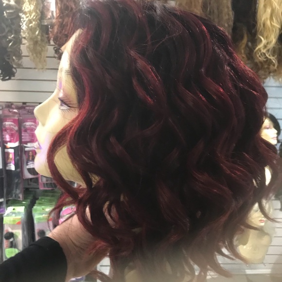 Wig loose curly Human Blend babyhair Swisslace Wig main image 5