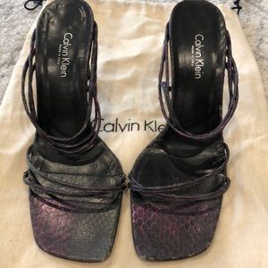 Calvin Klein strappy heels