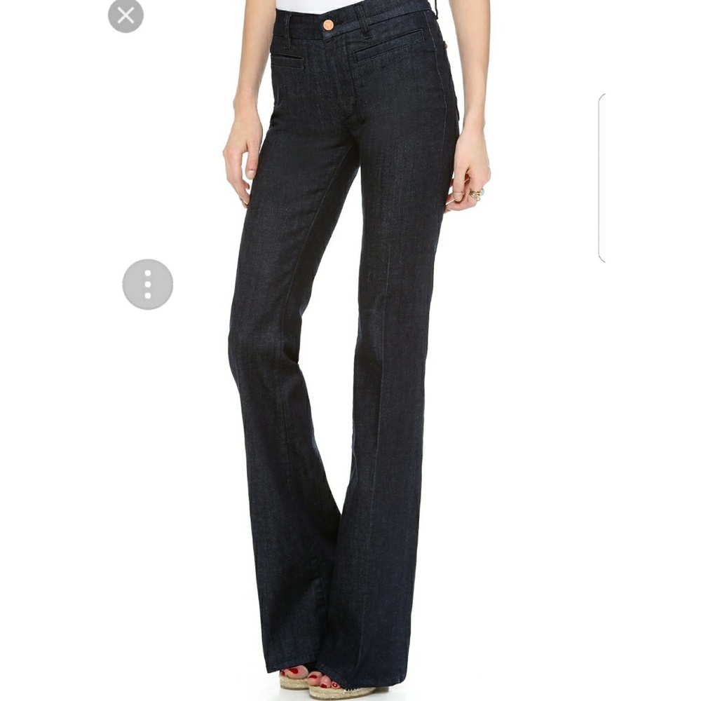 🆕 Mih Jeans Marrakesh Mid Rise Kick Flare Jeans