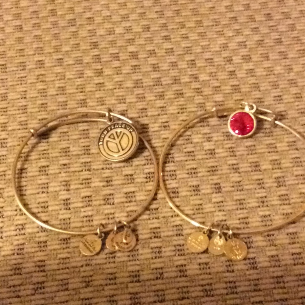 2  Alex & Ani bracelets