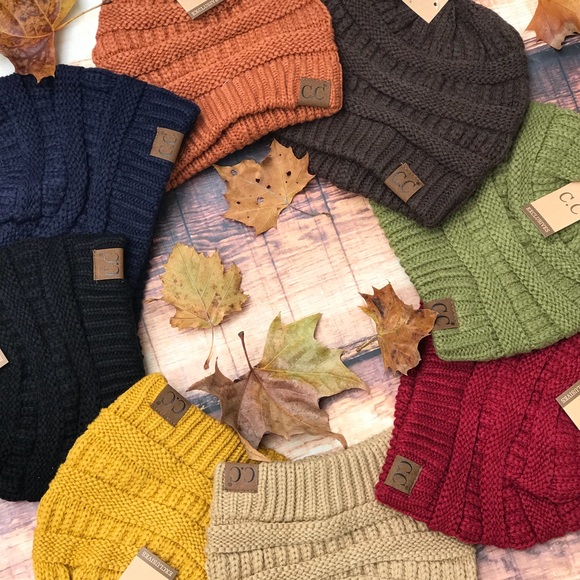 Not for Sale<< Solid Color CC Beanie Winter Hat >> - Picture 2 of 8