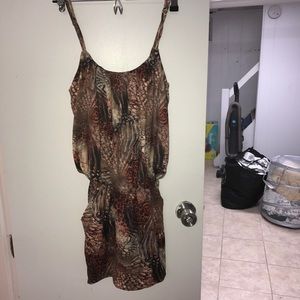 Multicolored mini dress