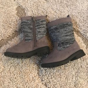 Koala Kids Faux Suede and Material Boots