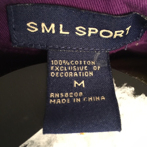 SML SPORTS beaded purple jacket Sz M - Picture 6 of 6