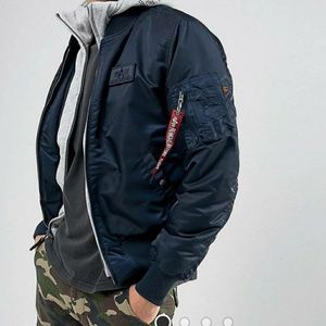 Bomber Jacket  Alpha Industries Blue Ma-1 D-Tech