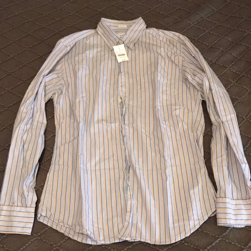 J. Crew Men’s Striped Button Down Shirt