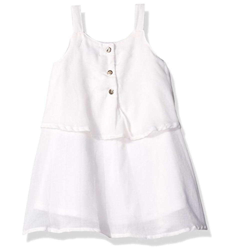 Baby Girls' Pintuck White Dress - Picture 2 of 4