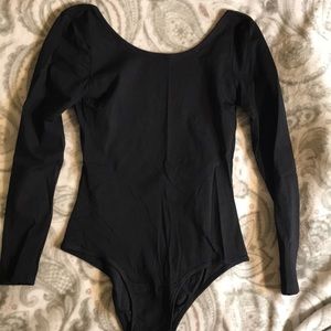 Black backless bodysuit •Brand New•