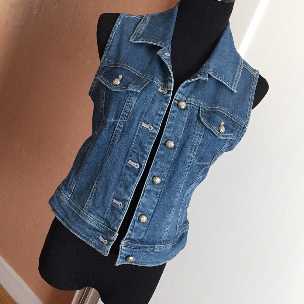 LAL denim vest.