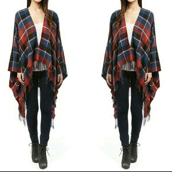 Large fringe duster scarve wrap - Picture 2 of 2