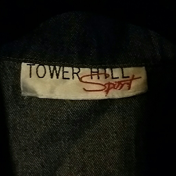 Denim Drop Waist Dress NWOT - Picture 3 of 3