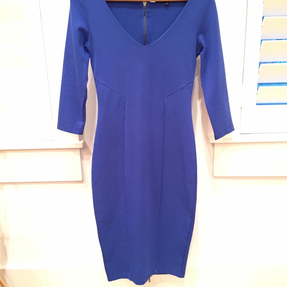 Felicity and Coco Cobalt Blue Pencil Dress