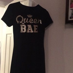 Black dress like T-shirt